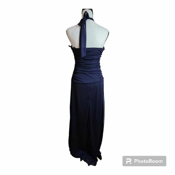 Women’s City Triangles Formal Halter Dress Size Large - Picture 2 of 10